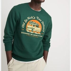 ⭐️40% Off⭐️ Old Navy Men's Graphic Holiday Crewneck Sweatshirt
